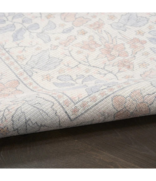 Nourison Home Botanical Washables Cream / Ivory BOT03 7ft.6in. x 9ft.10in. Rect. Rug