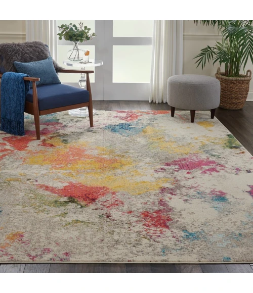 Nourison Celestial Area Rug CES12-Ivory/Multicolor