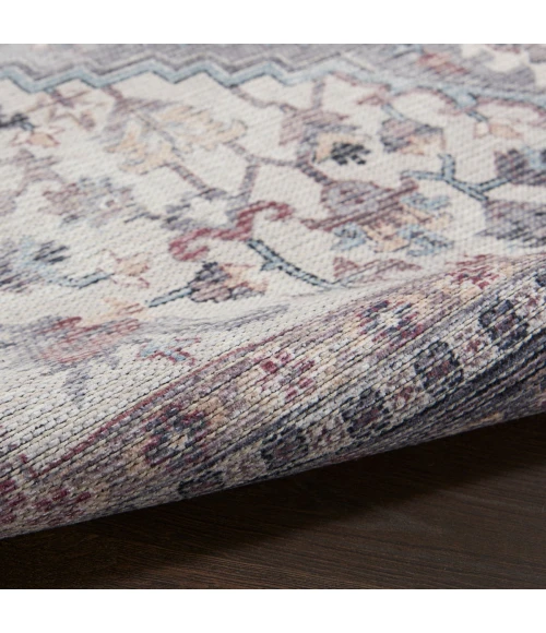 Nicole Curtis Machine Washable Series 1 Area Rug SR104 Black 8' x 10'