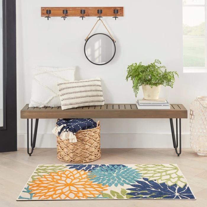 Nourison Aloha Area Rug ALH05 Multicolor 3' x 5'