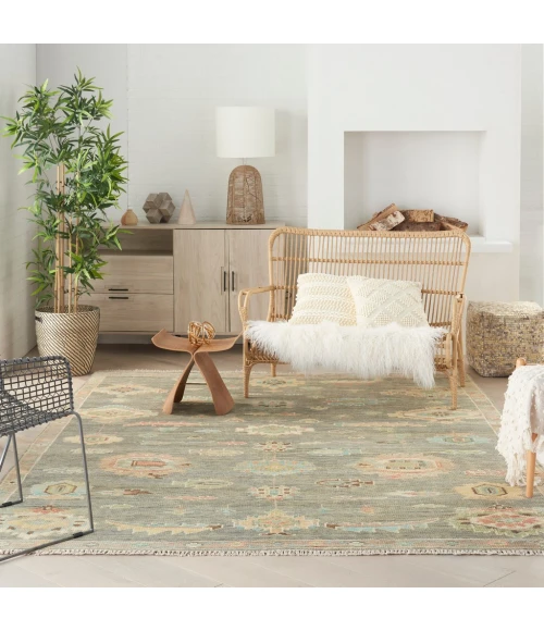 Nourison Odessa Area Rug ODS02-Dark Grey Multicolor