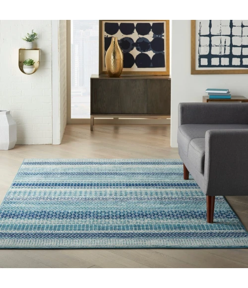 Nourison Passion Area Rug PSN26-Navy Blue