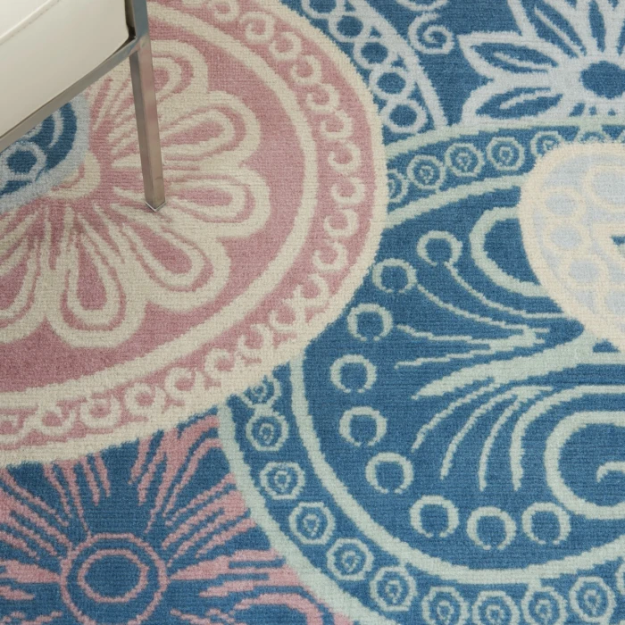 Nourison Home Jubilant Blue JUB13 6ft. x 9ft. Rect. Rug