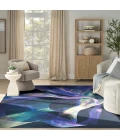 Nourison Nourison Washables Blue Multicolor NWB16 8 ft. X 10 ft. Rect. Rug
