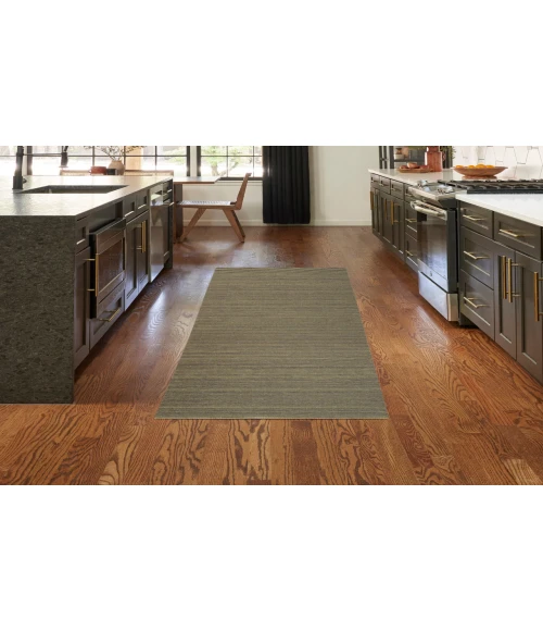 Nourison Washable Essentials Green WAE01 2 ft. 2 in. X 8 ft. Rectangle Rug