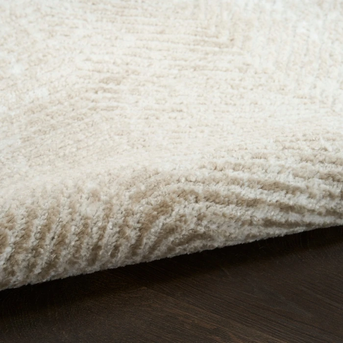 Nourison Dekor Ivory Taupe DEK04 5 ft. 3 in. X 7 ft. Rect. Rug