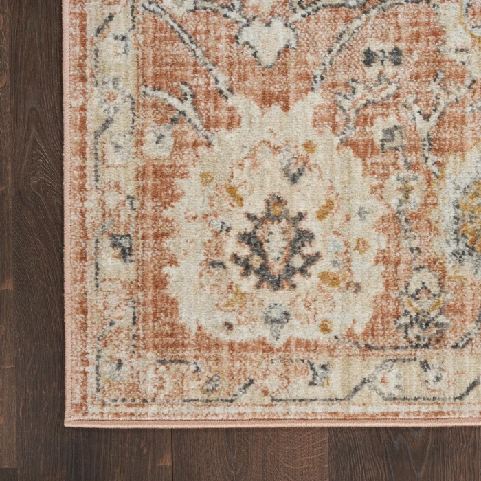 Nourison Oushak Home Rust OUS01 9 ft. X 12 ft. Rect. Rug
