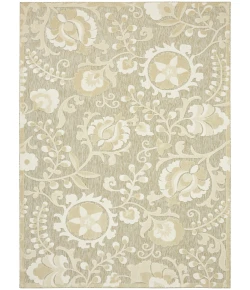 Nourison Home Aloha ALH17 Ivory Sage 9 ft. X 12 ft. Area Rug