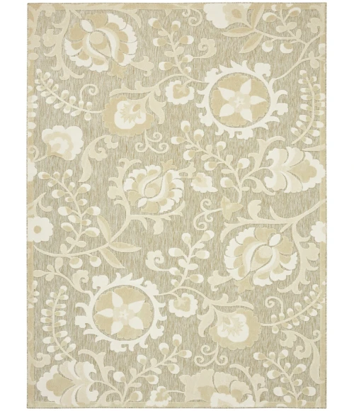 Nourison Aloha Ivory Sage ALH17 9 ft. X 12 ft. Rect. Rug