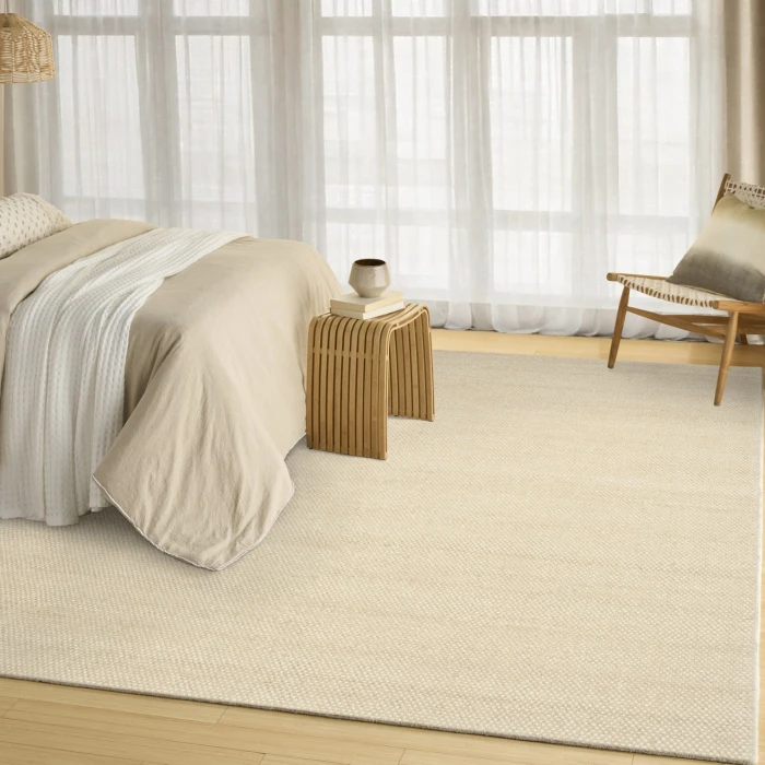 DKNY Pure Rows Beige ROW01 8ft. x 10ft. Rect. Rug