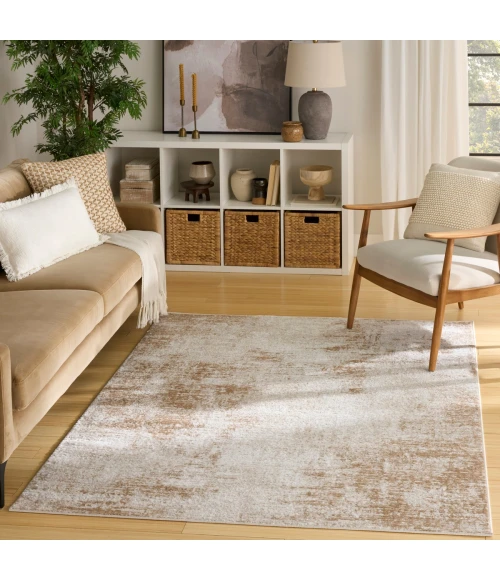 Nourison Dekor Ivory Beige DEK07 5 ft. 3 in. X 7 ft. Rect. Rug