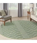 Nourison Positano Blue Green POS02 10ft. Round Rug