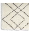 Nourison Home Dreamy Shag Cream / Ivory DRS07 4ft. x 6ft. Rect. Rug