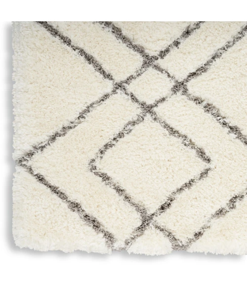 Nourison Home Dreamy Shag Cream / Ivory DRS07 4ft. x 6ft. Rect. Rug