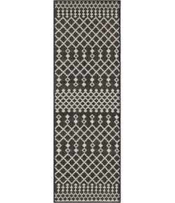 Nourison Home Positano POS02 Black 2 ft. X 6 ft. Area Rug