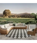 Nourison Positano Black POS04 12ft. Round Rug