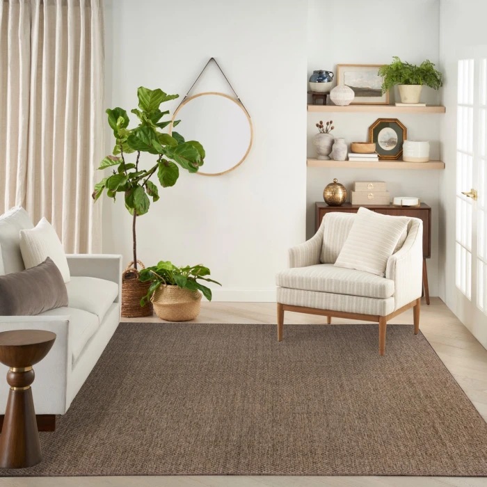 Nourison Tulum Brown TLM03 10 ft. X 14 ft. Rect. Rug
