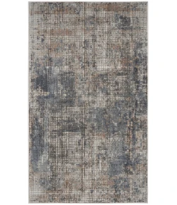 Nourison Home Quarry QUA02 Blue Beige 3 ft. X 5 ft. Area Rug