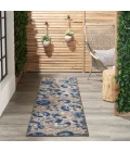 Nourison Aloha Runner Area Rug ALH17-Natural/Blue