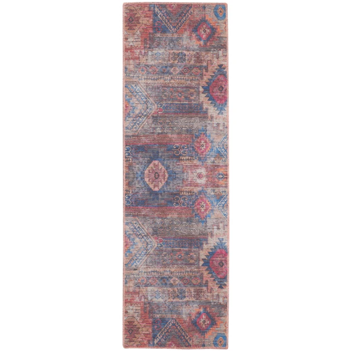 Nicole Curtis Machine Washable Series 1 Area Rug SR106 Multicolor