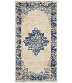 Nourison Home Grafix GRF14 White 2 ft. X 4 ft. Area Rug