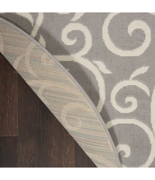 Nourison Grafix Round Area Rug GRF19-Grey