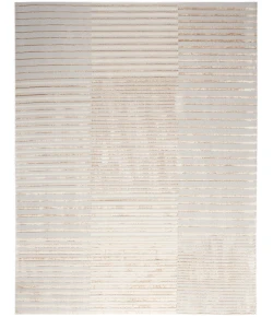 Nourison Home Splash BSK04 Beige Silver 7 ft. 10 in. X 9 ft. 10 in. Area Rug