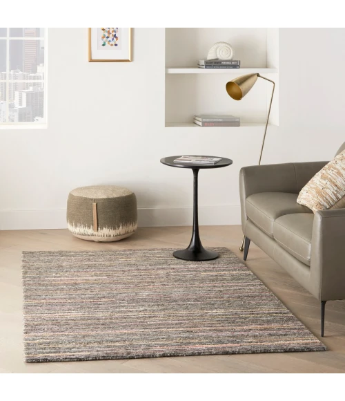 Nourison Plateau Area Rug PAE01-Grey/Flame