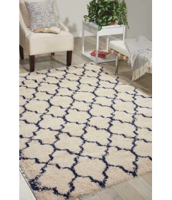 Nourison Home Amore AMOR2 Ivory/Blue 6 ft. 7 in. Square Area Rug