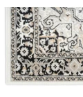 Nourison Dekor Ivory Charcoal DEK08 5 ft. 3 in. X 7 ft. Rect. Rug