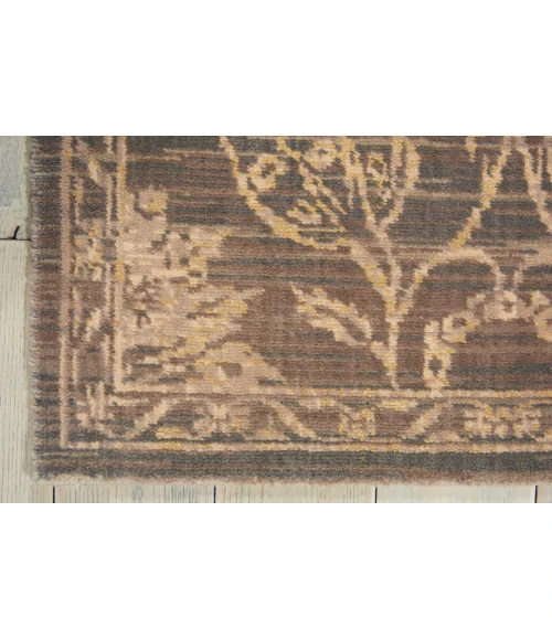 Nourison Silk Elements Runner Area Rug SKE31-Graphite