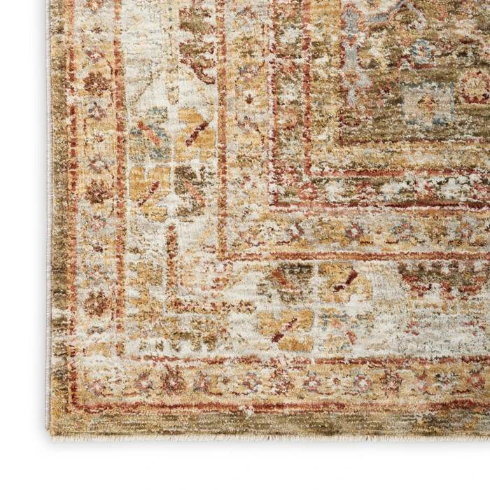 Nourison Sahar Green SHR01 4 ft. X 6 ft. Rect. Rug