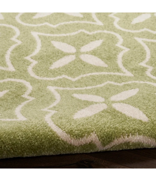 Nourison Home Nourison Essentials Green Ivory NRE04 2 ft. 2 in. X 7 ft. 6 in. Rectangle Rug
