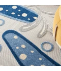 Nourison Aloha Area Rug ALH24-Blue/Grey