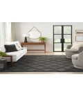 Nourison Easy Care Charcoal Black NES01 10 ft. X 14 ft. Rectangle Rug
