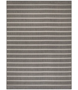 Nourison Home Positano POS03 Charcoal Ivory 9 ft. X 12 ft. Area Rug