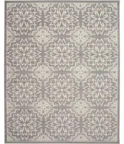 Nourison Home Jubilant JUB06 Ivory/Grey 8 ft. 6 in. X 12 ft. Area Rug