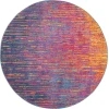 Nourison Home Passion PSN09 Multicolor 5 ft. Round Area Rug