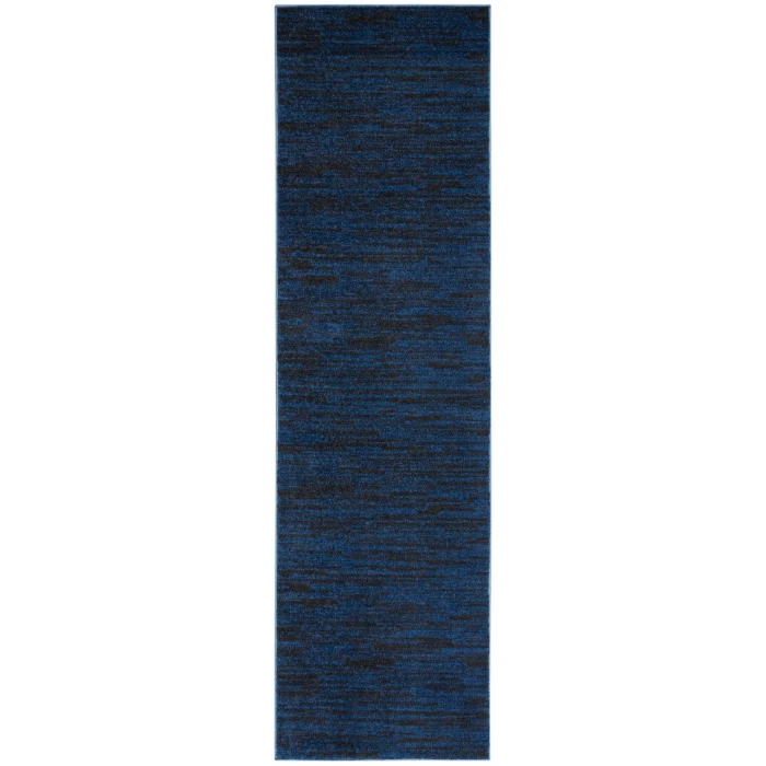 Nourison Essentials Midnight Blue Area Rug NRE01-Midnight Blue