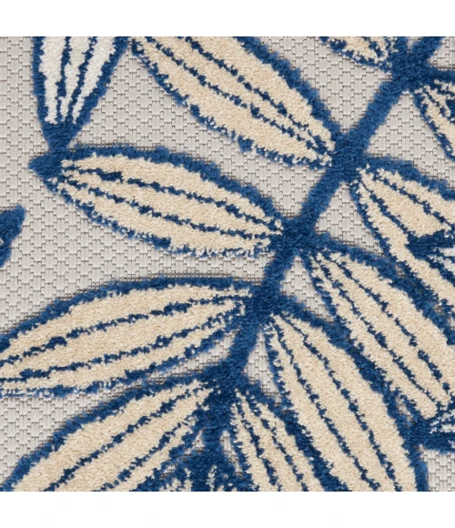 Nourison Aloha Area Rug ALH18-Ivory/Navy