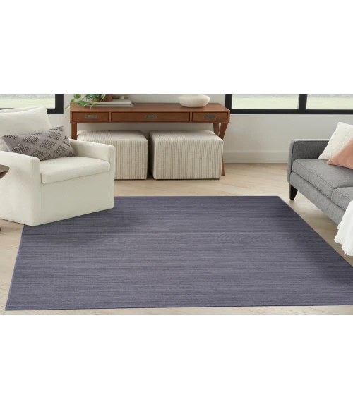 Nourison Washable Essentials Navy WAE01 5 ft. 3 in. X 7 ft. 3 in. Rectangle Rug