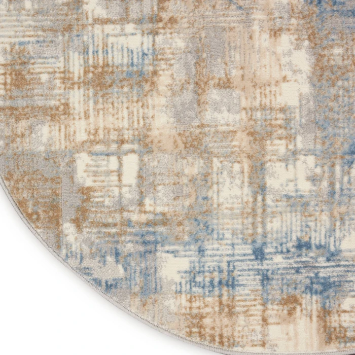 Calvin Klein Rush Area Rug CK951 Blue/Beige