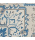 Nourison Elation Area Rug ETN10 Ivory Blue 7'10" x 9'10"