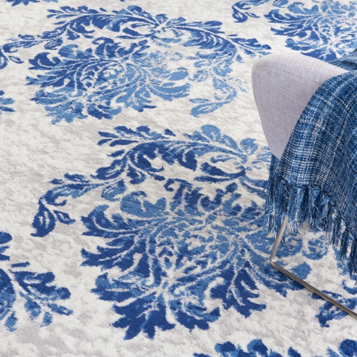 Nourison Whimsicle Area Rug WHS11-Ivory Navy