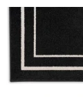Nourison Nourison Essentials Area Rug NRE02 Black Ivory