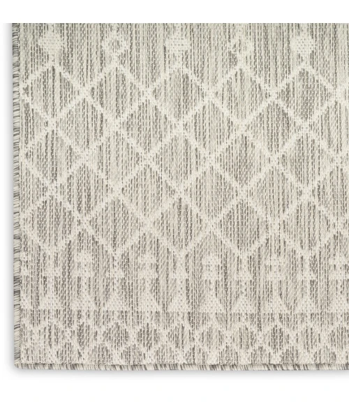 Nourison Positano Light Grey POS02 2ft.2in. x 8ft. Rect. Rug