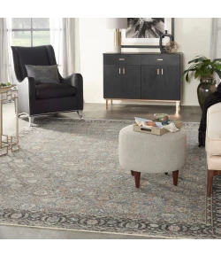 Nourison Home Starry Nights STN10 Grey/Navy 8 ft. 6 in. X 11 ft. 6 in. Area Rug