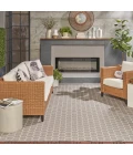 Nourison Twist Reversible Grey TWS01 9 ft. X 12 ft. Rect. Rug