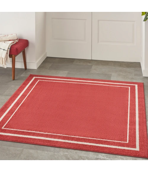 Nourison Nourison Essentials Area Rug NRE02 Brick/Ivory