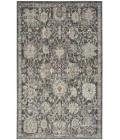Nourison Oushak Home Charcoal OUS01 4 ft. 1 in. X 5 ft. 11 in. Rectangle Rug